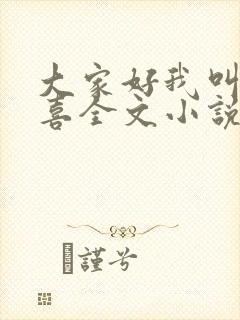 大家好我叫林小喜全文小说