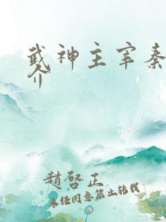 武神主宰秦尘简介