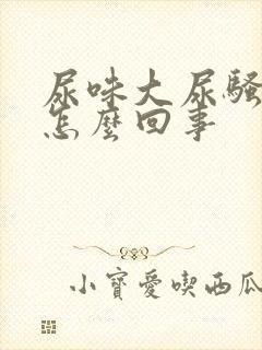 尿味大尿骚重是怎么回事