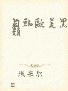 日韩欧美黑人另类