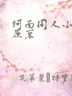 柯南同人小说灰原哀