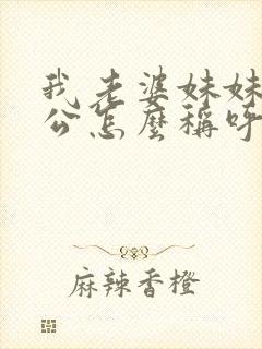 我老婆妹妹的老公怎么称呼