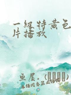 一级特黄色录像片播放