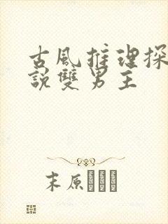 古风推理探案小说双男主