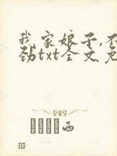 我家娘子,不对劲txt全文免费阅读