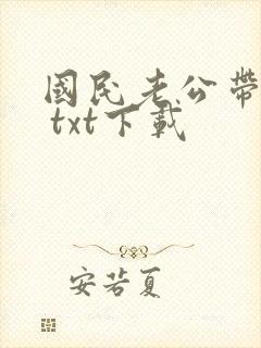 国民老公带回家 txt下载