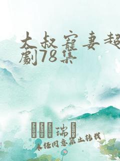 大叔宠妻超甜短剧78集