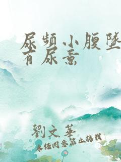 尿频小腹坠胀总有尿意