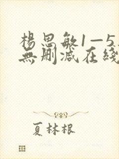 杨思敏1—5集无删减在线播放