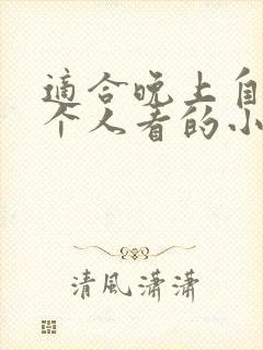 适合晚上自己一个人看的小说