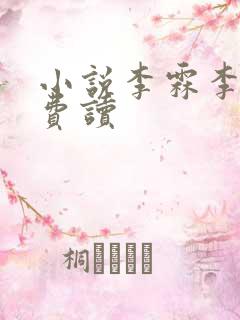 小说李霖李澜免费读