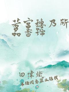 若宫穗乃所有作品番号