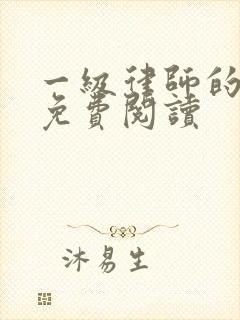 一级律师的小说免费阅读