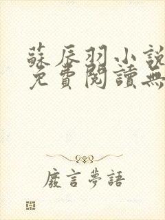 苏辰羽小说全文免费阅读无弹窗最新章节