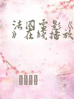 法国电影《颠覆》在线播放