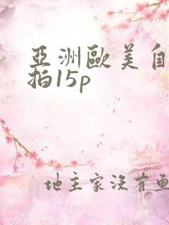 亚洲欧美自拍偷拍15p