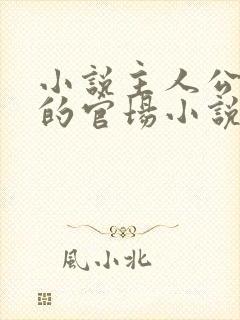 小说主人公李霖的官场小说免费阅读