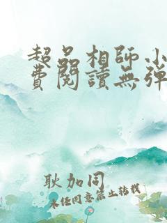 超品相师小说免费阅读无弹窗