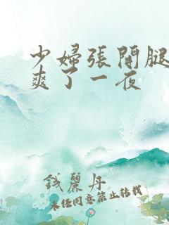 少妇张开腿让我爽了一夜