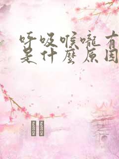 呼吸喉咙有声音是什么原因