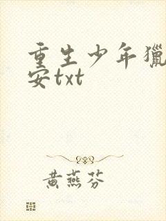 重生少年猎美赵安txt