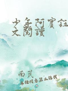 少年阿宾钰慧全文阅读