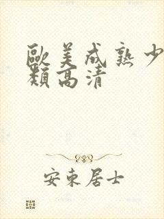 欧美成熟少妇另类高清