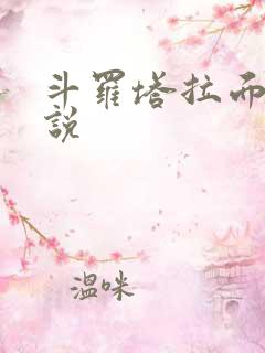 斗罗塔拉面具小说