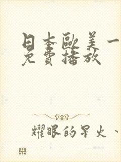 日本欧美一级片免费播放