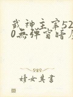 武神主宰5200无弹窗暗魔师