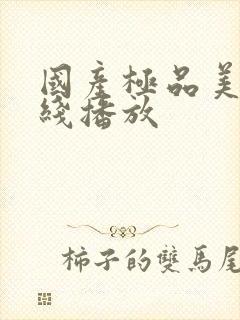 国产极品美女在线播放