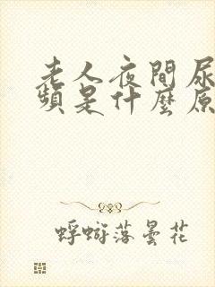 老人夜间尿多尿频是什么原因引起的