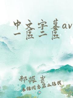 中文字幕av的一区二区