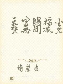 天官赐福小说完整无删减免费阅读