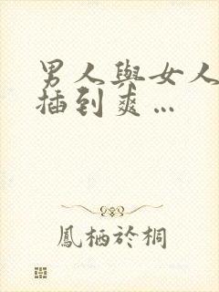 男人与女人视频插到爽…