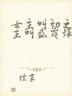 女主叫初之心男主叫盛霆烨的小说