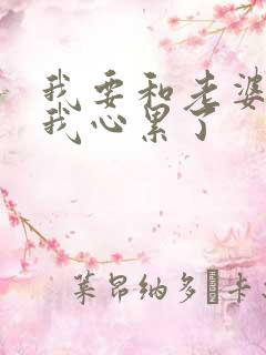 我要和老婆离婚我心累了