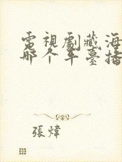 电视剧藏海传在哪个平台播出