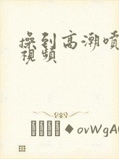 操到高潮喷水的视频