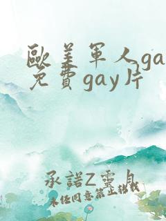 欧美军人gay免费gay片