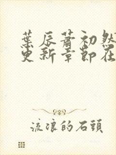 叶辰萧初然最新更新章节在线阅读