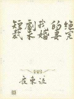 短剧我的绝色总裁未婚妻完整版