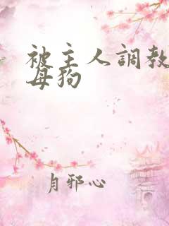 被主人调教成骚母狗