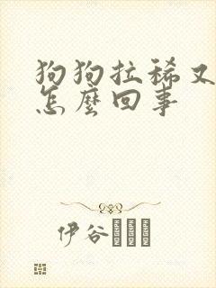 狗狗拉稀又吐是怎么回事