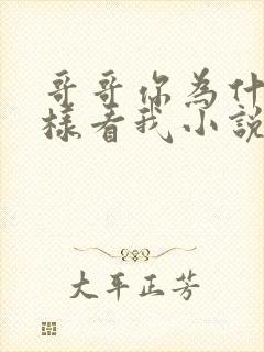 哥哥你为什么这样看我小说在线阅读