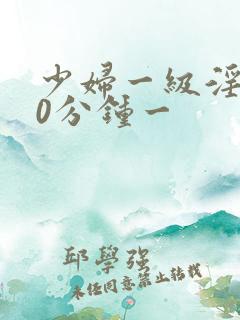 少妇一级淫片60分钟一