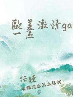 欧美激情gay一区