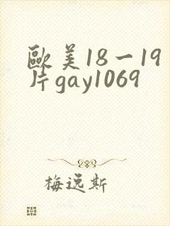 欧美18一19片gay1069