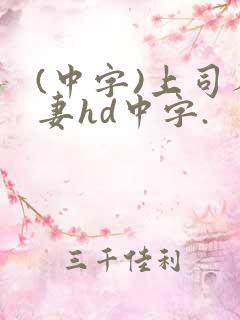 (中字)上司人妻hd中字.