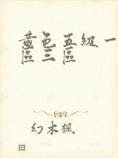 黄色五级一区二区三区